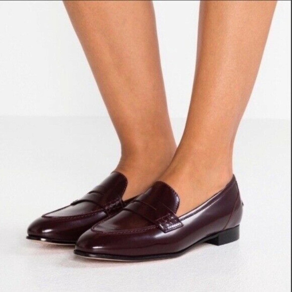 J. Crew penny loafers OXBLOOD